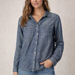 Pilcro and The Letterpress Denim top Sz XS